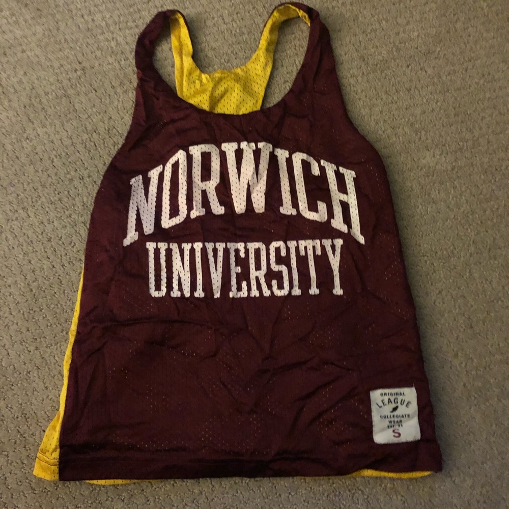Norwich University reversible pinny